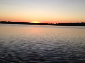 Lovely time of the day at anchor