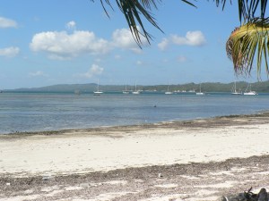 The anchorage at Hoga Island