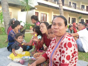 Our cook and hostess